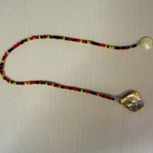 Bookmark Pearl shell red black yellow - Jewellery Unique - Leilani Hale