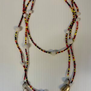 Wrap Neclace Turtle Red black yellow - Jewellery Unique - Leilani Hale