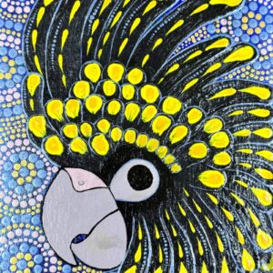 Black Cockatoo - Painting - Larissa  Hale