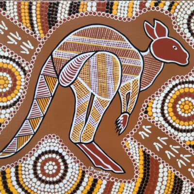 Kangaroo - Painting - Irene  Bowyer