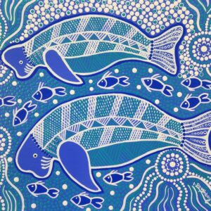 Dugongs - Painting - Irene  Bowyer