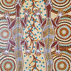 Goannas - Painting - Irene Bowyer