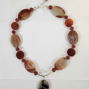 Agate & Carnelian Necklace